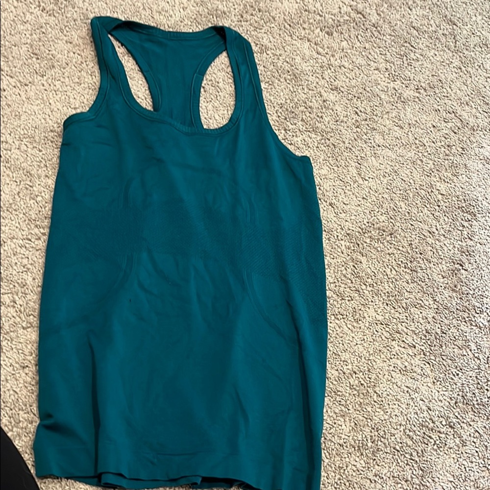 Teal Racerback Tank Top
